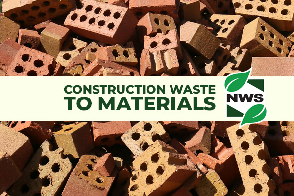 Construction Waste to Materials with Nationwide Waste Services